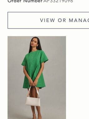 Emmy Short-Sleeve Swing Mini Dress by Maeve